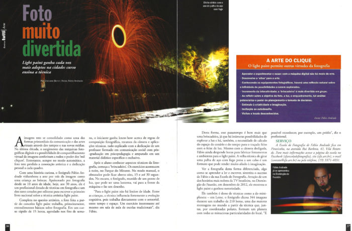 Entrevista Revista Tutti / Arte – Piracicaba